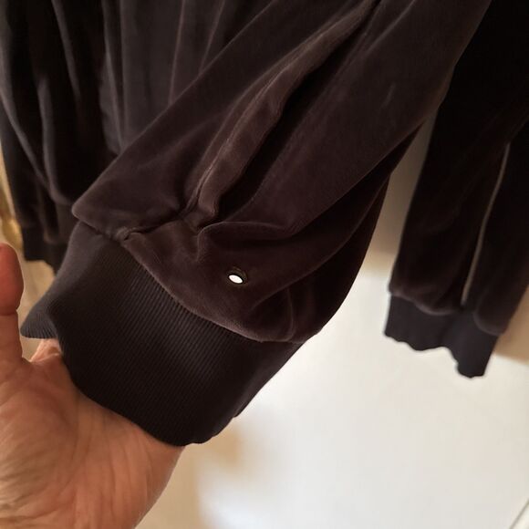 Vtg Puma Velour Full Zip Track Jacket Brown | Mens XL - Picture 12 of 16